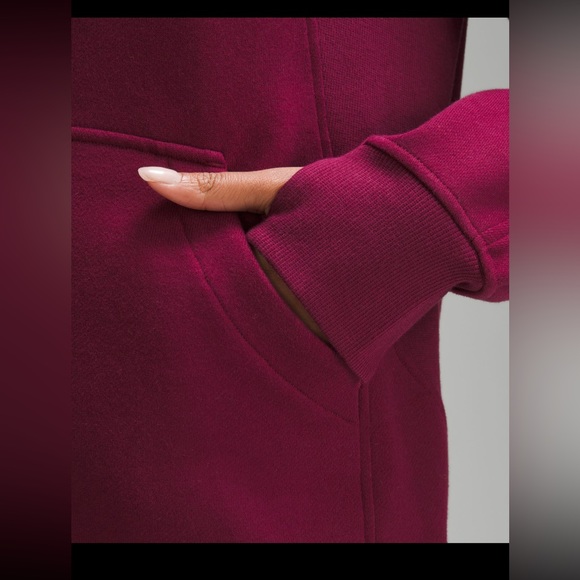 NWT! Womens Lululemon Scuba Oversized Funnel-Neck Full Zip Long. - Picture 5 of 8